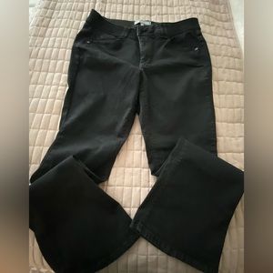 Wit and Wisdom Absolution' Itty Bitty Bootcut Black Boot Cut Jeans